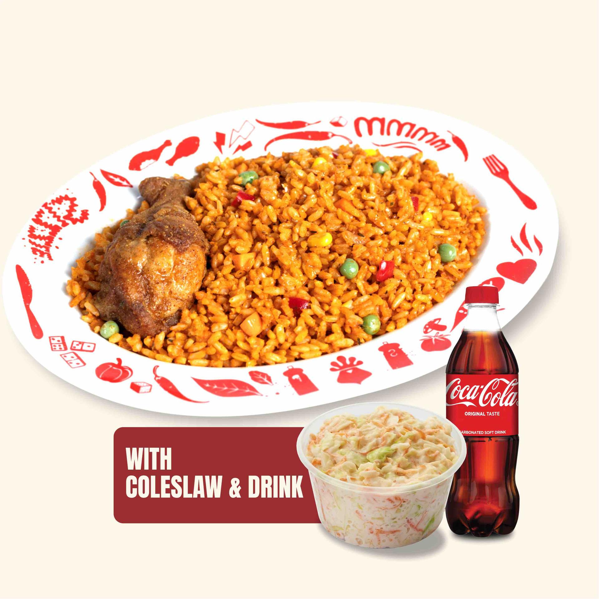 Refuel Full Option (Free Coleslaw + PET Drink)