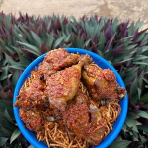 Jollof pasta bowl