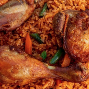 Jollof Rice and Beef