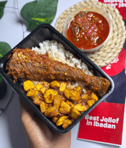 Rice and Beans with Fish