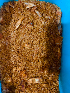 Loaded Jollof Rice with Beef