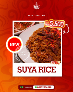 Suya Jollof with Beef